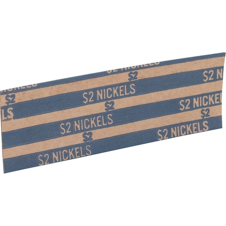Sparco Flat Coin Wrappers, Nickels, PK1000 SPRTCW05